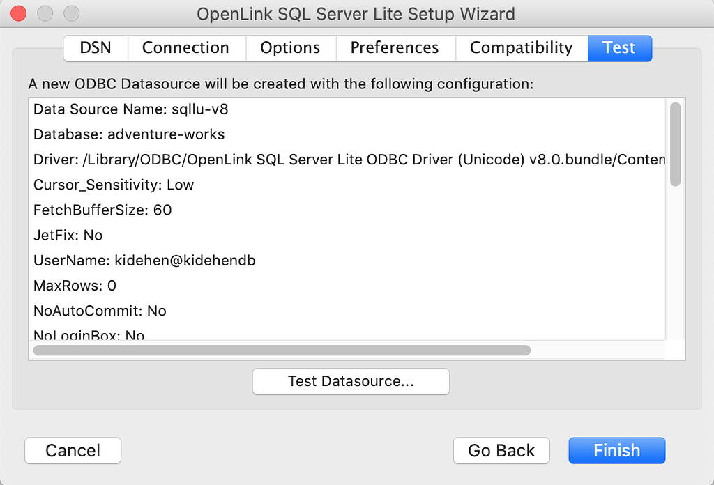 Howto Making An Odbc Connection From Macos To Microsoft Sql Server On Azure Open Database Connectivity Odbc Openlink Software Community
