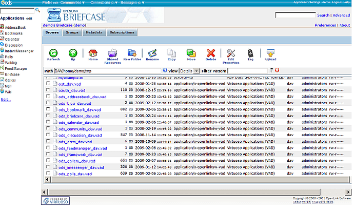 Host FS Folder Content