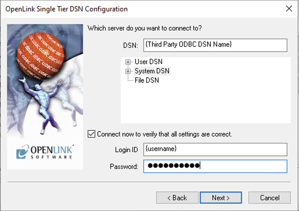 Select Target Database