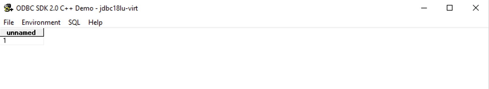 Query Results Display