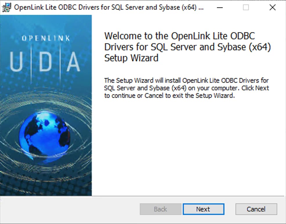 Installation Wizard Next